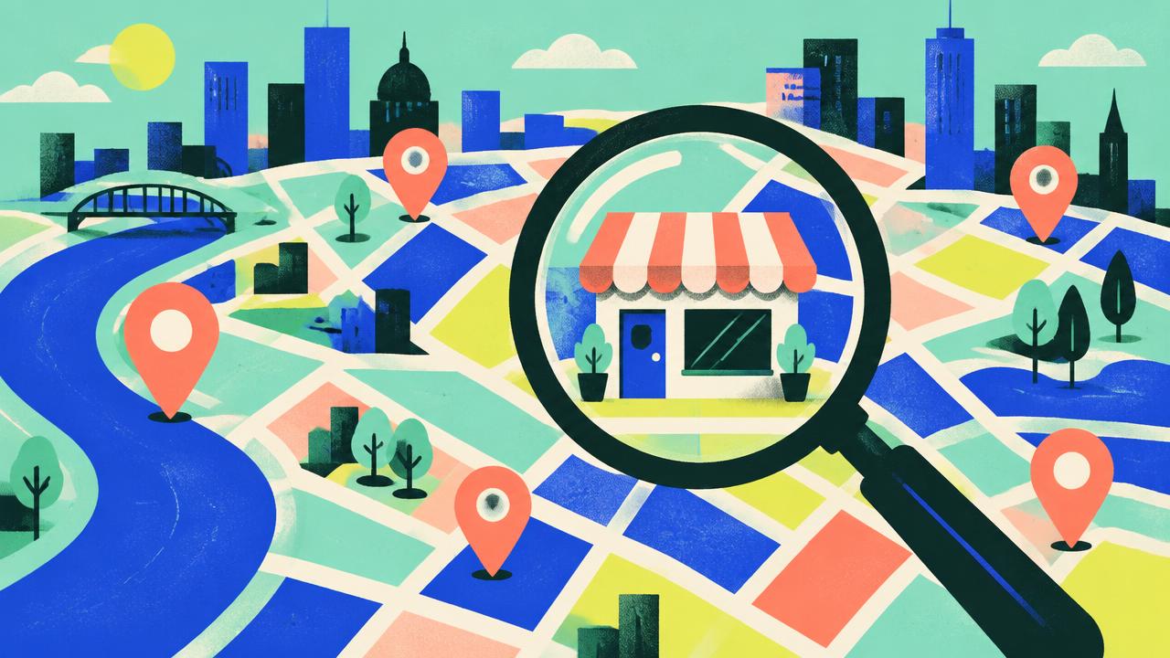 Illustration : Comment être visible sur Google quand on a un commerce local